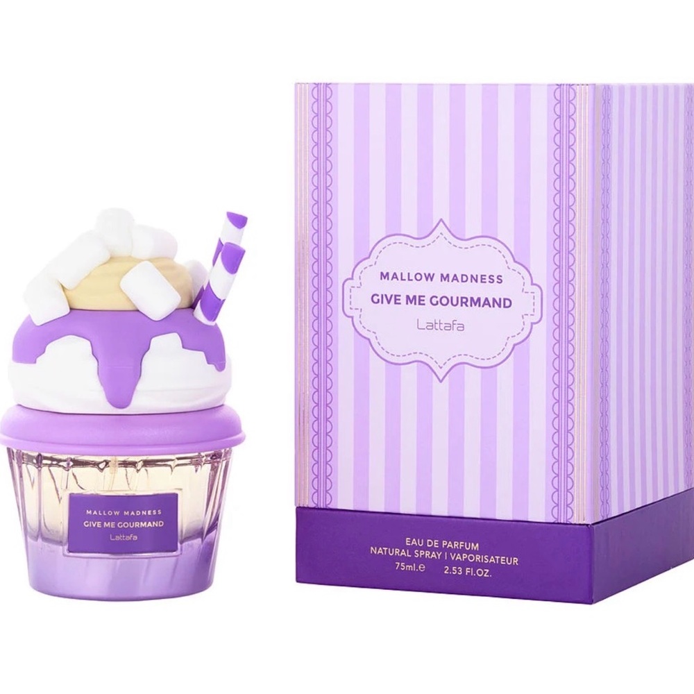 LATTAFA Unisex Give Me Gourmand Mallow Madness EDP Spray 2.53 oz
